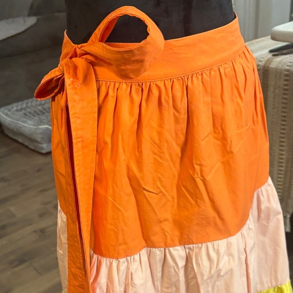 English Factory Vibrant Maxi Skirt - Orange, Pink, Yellow - Picture 2 of 6